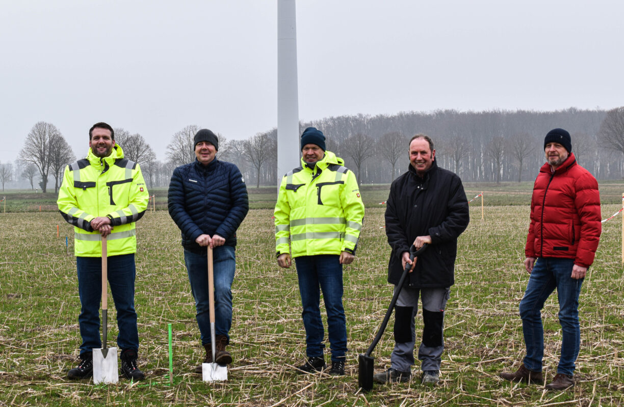 Erster Spatenstich fürs Repowering in Schwalmtal